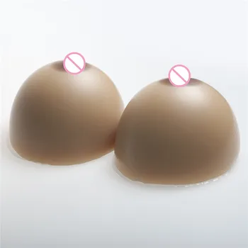 

Brown Silicone Breast Forms 2000g/Pair lifelike Fake Boobs Artificial Tits Breast For Drag Queen Crossdresser Shemale