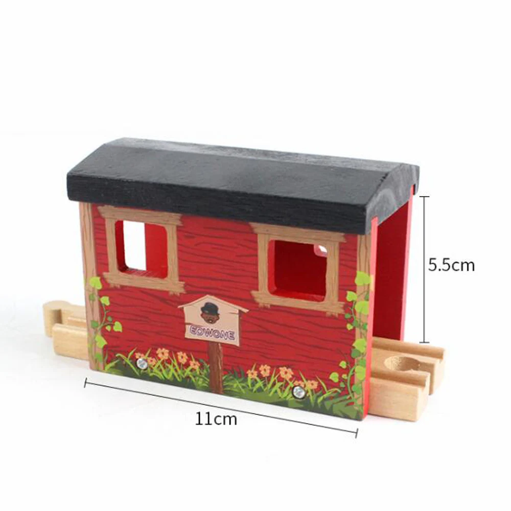 Wooden Rail Track Beech Bridge accessories Wooden Train Educational Blocks Toys Boy Kids Toy Multiple track Fit for Thomas Piece - Цвет: Tunnel