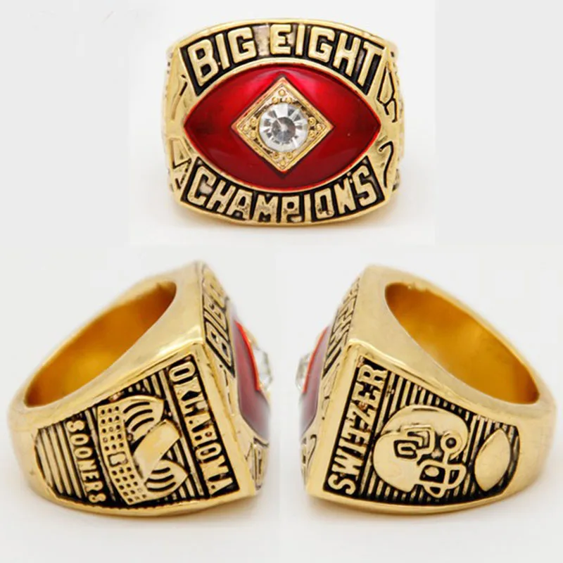 Free Shipping Sport Jewelry 1987 Oklahoma Sooners Football "Big Eight