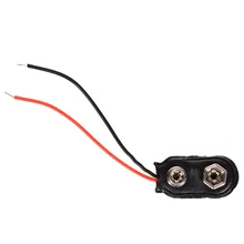 10 шт. PP3 MN1604 9 в 9 вольт батарея Держатель клип оснастки на соединительный кабель Свинец 9 в I-Fonts мягкая оболочка аккумуляторная скоба