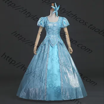 

Customized The Little Mermaid Princess Ariel Costume Cosplay Halloween Costumes for Women Adult Dress