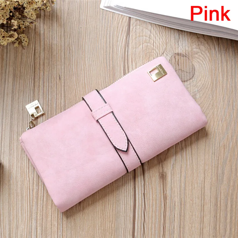 Модный двухцветный женский кошелек клатч новинка Женский Длинный дизайнерский