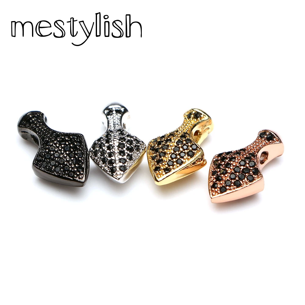 

New Arrival Shield_Shape Cicada_Shape Micro Pave CZ Cubic Zirconia Bracelet Jewelry Pendant Bead Fit Bracelet Jewelry Making DIY