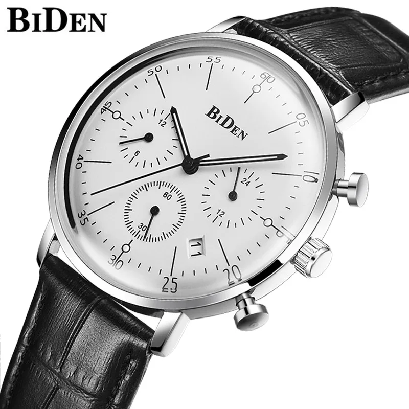 

Top Brand Luxury Watch Men Fashion Casual Quartz Man Sports Watch Chronograph Leather Analog Military Mens Wristwatch Clock Male
