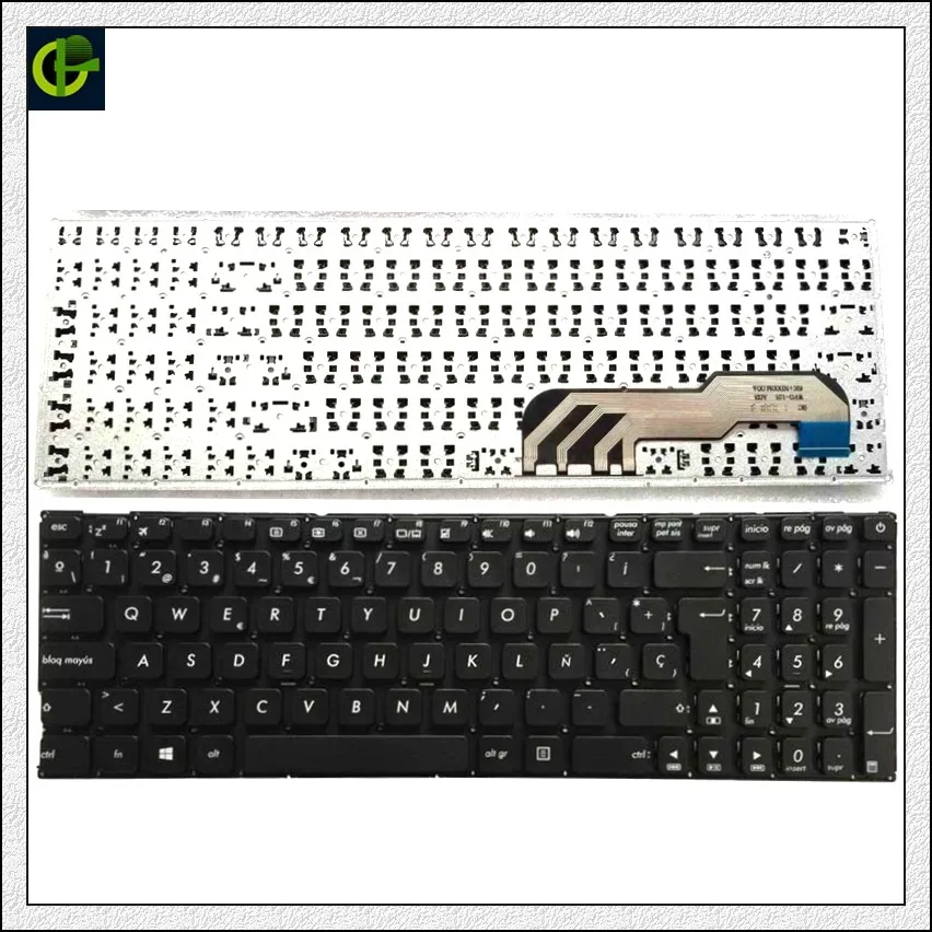 Испанская клавиатура для ASUS F541 F541S F541SA F541SC F541U F541UA F541UV K541 K541U K541UA K541UV K541UJ A541 A541S SP LA
