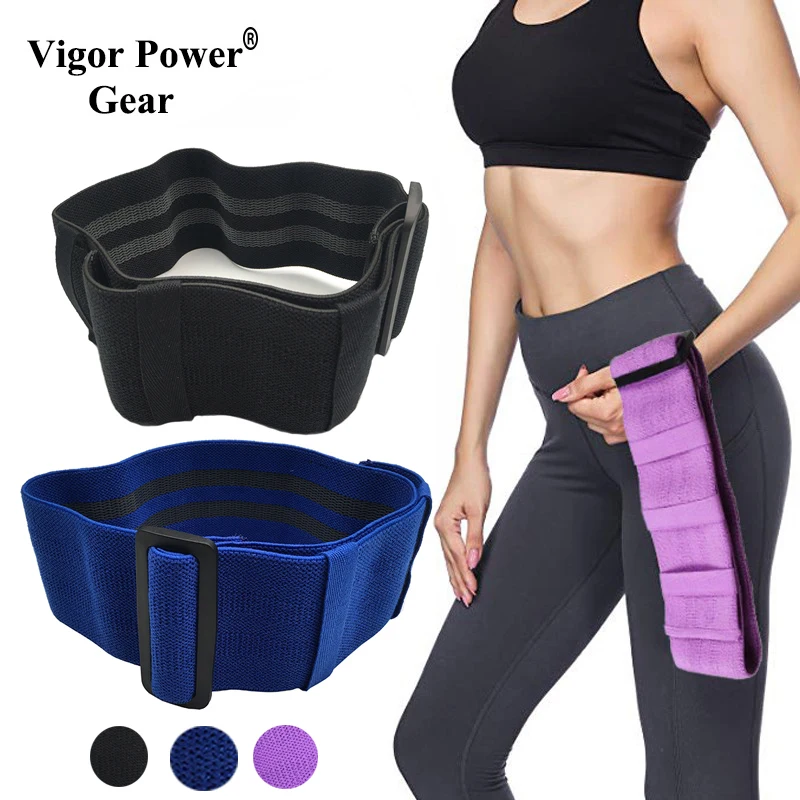 

Vigor Power Gear High Duty Hip Circle Hip Resistance Band For Legs Exercise Legs Thigh Glute Butt Squat Bands Non-slip Design