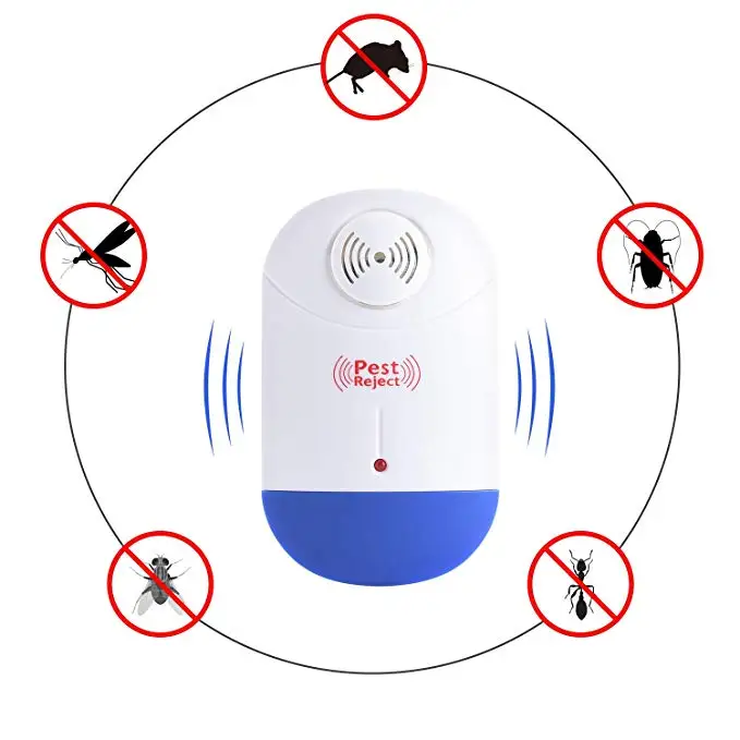 Ultrasonic Pest Repeller Pack of 6 Pest Control Electronic Plug In
