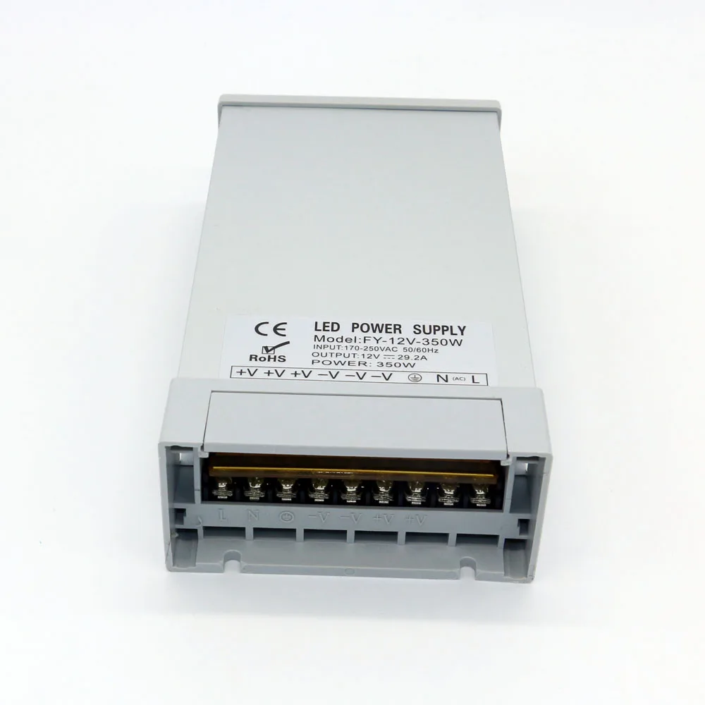 Фото Наружный непромокаемый Светодиодный источник питания Dc 12V 350W с сертификацией Ce Наружный непромокаемый Светодиодный источник питания Dc 12V 350W с сертификацией Ce