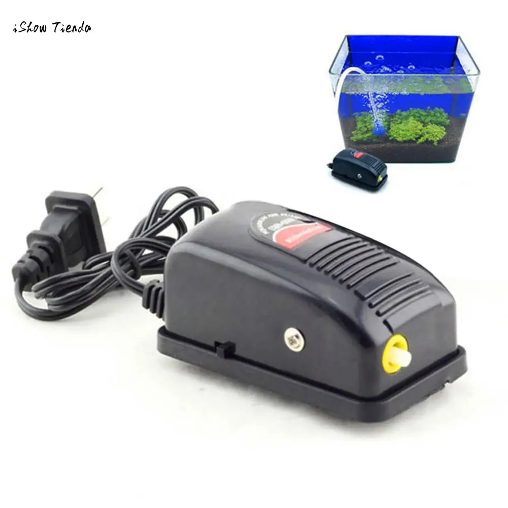

ISHOWTIENDA New 3W Super Silent Adjustable Aquarium Air Pump Fish Tank Oxygen Air Pump 220 - 240V Fish Tank Oxygen Air Pump