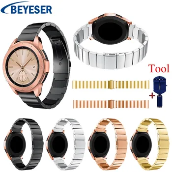 

With Adjust Tool Stainless Steel Strap for Samsung Gear Sport S2 Strap Metal Band Watchband for Samsung Galaxy Watch 42mm Strap