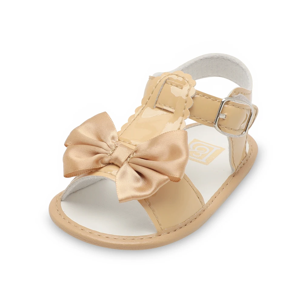 Детская обувь для девочек новорожденных Нескользящая бабочка-узел сладкий крючок петли малыша дизайнер обувь летняя детская одежда