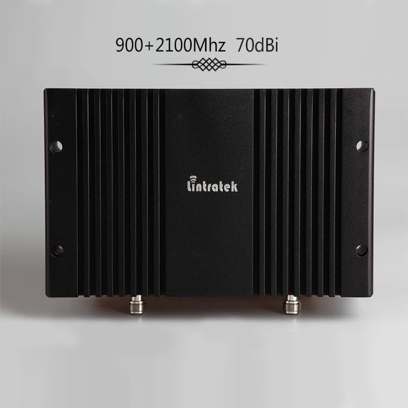 

Lintratek big signal booster gsm repeater 900Mhz 2100Mhz GSM wcdma 3g repeater mobile phone amplifier 23dBm 0.2W high gain #7