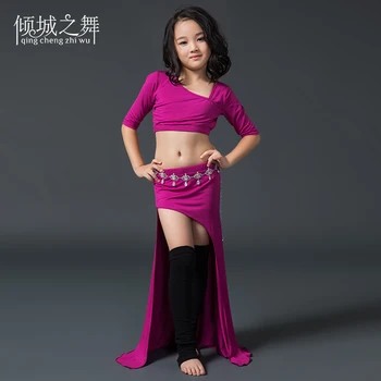 

Newest!! Belly dance costume set for kid girls belly dance wear belly dance skirt suits RT009