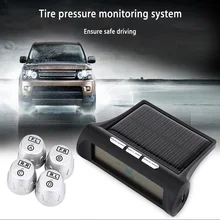 Solar TP880 Car Tire Pressure Monitoring System TPMS 4 External/Internal Sensor Auto Alarm System LCD Display Diagnostic-tool