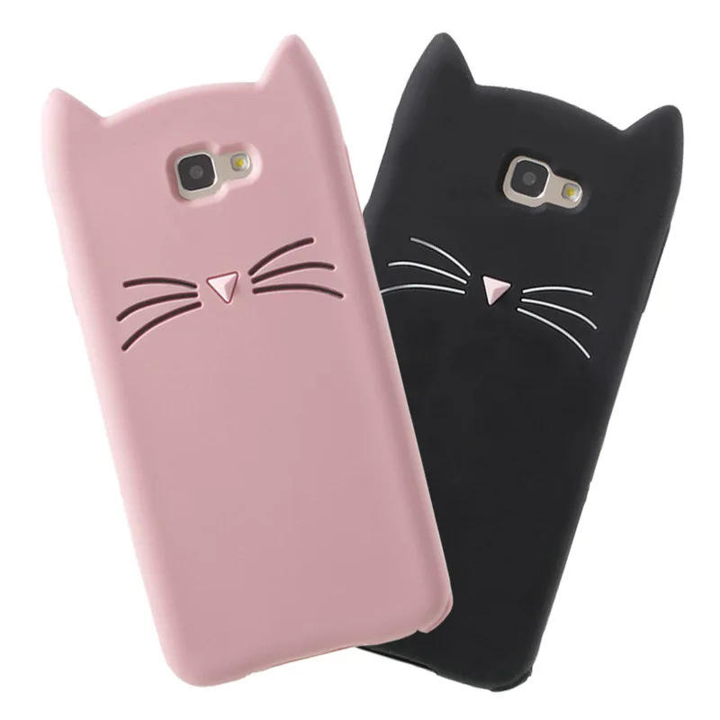 

Zagter Beard cat ears case For Samsung Galaxy A3 A5 A7 2017 Note 2 3 4 5 Grand Prime J2 j5 j7 Prime j1 j3 j5 2016 2017 Cover