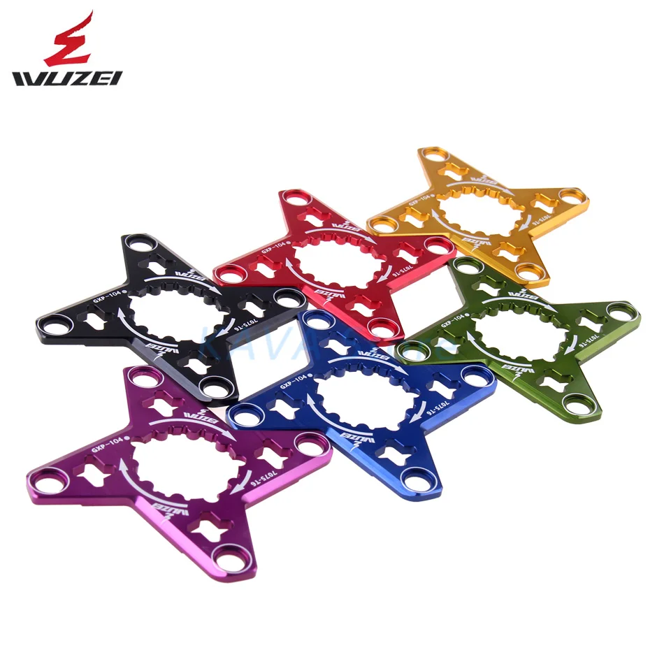 Details about   WUZEI 104mm Spider Adapter MTB Bicycle for XX1 X0 X9 Crank Convert Protector