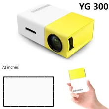 YG300 Projector LED Portable YG-300 Projector 400-600LM Audio 320×240 Pixels HDMI USB Mini Projector Support Drop shipping