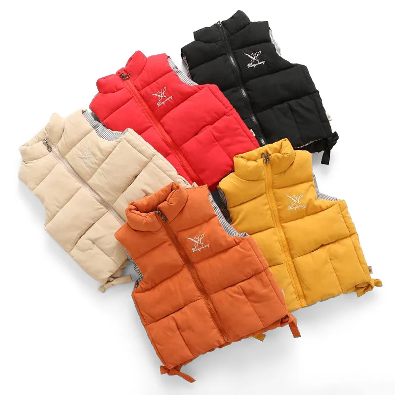 

Children Winter Waistcoat Toddler Boys Vest Coats Vest for Girls Infant Baby Sleeveless Coat Kids Fall Windbreaker Jacket