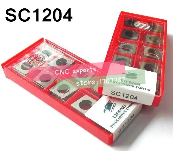 10PCS SC1204 Hard alloy Shim lathe tool holder accessories,Suitable for