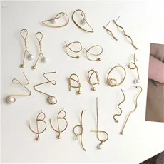 AOMU, корейские Винтажные серьги-гвоздики из серебра S925 пробы с жемчугом, серьги в форме ветки, металлические серьги для женщин, ювелирный набор