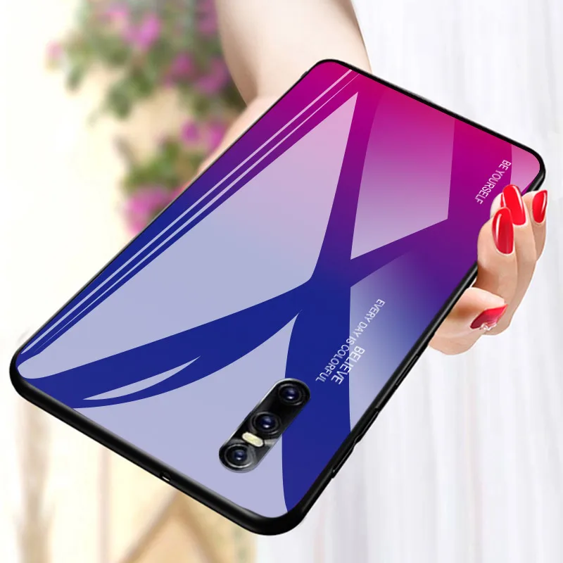 Цветное защитное закаленное Стекло телефон крышка для VIVO IQOONEO X27 X23 X21 UD VIVO Nex A V15Pro V11i V9 Z3 Z1 Y85 S1 чехол Capa Funda Coque