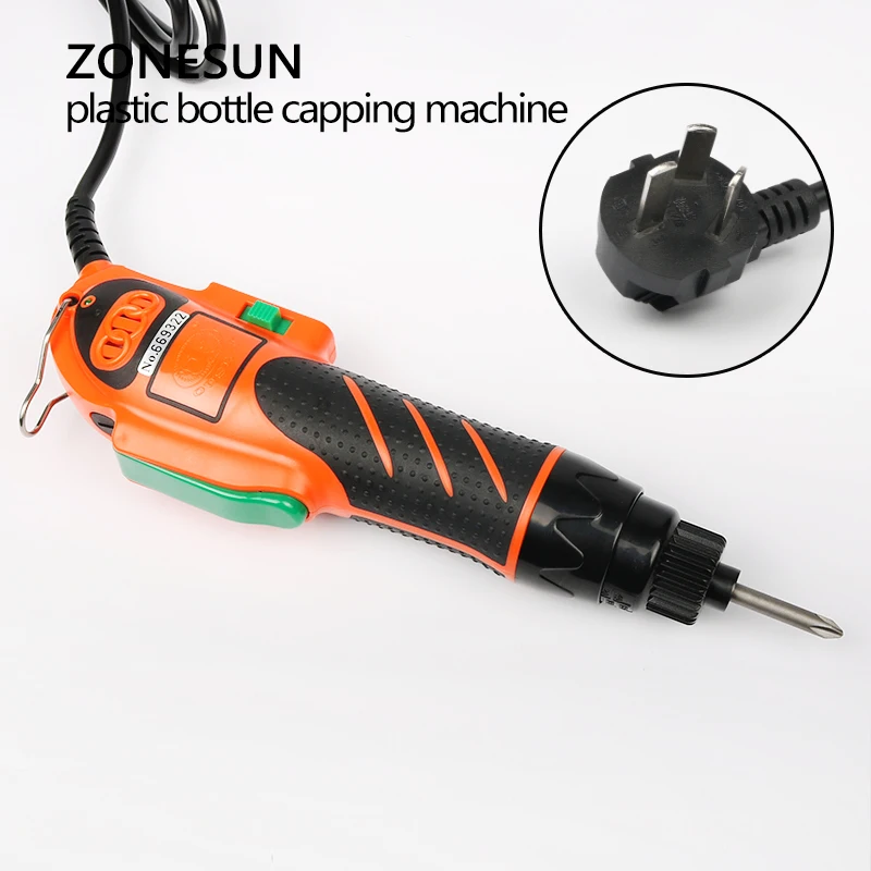 ZONESUN 110/220 В ручной инструмент для укупорки бутылок Пластиковая крышка винтовая