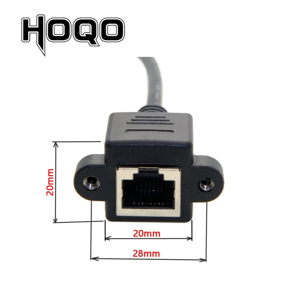 RJ45-Male-to-Female-90-Degree-Up-Downed-Angle-Cord-Plugs-Ethernet-LAN-Network-Extension-Cable