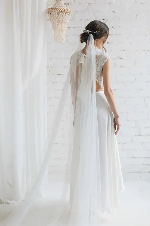 bohemian wedding veils