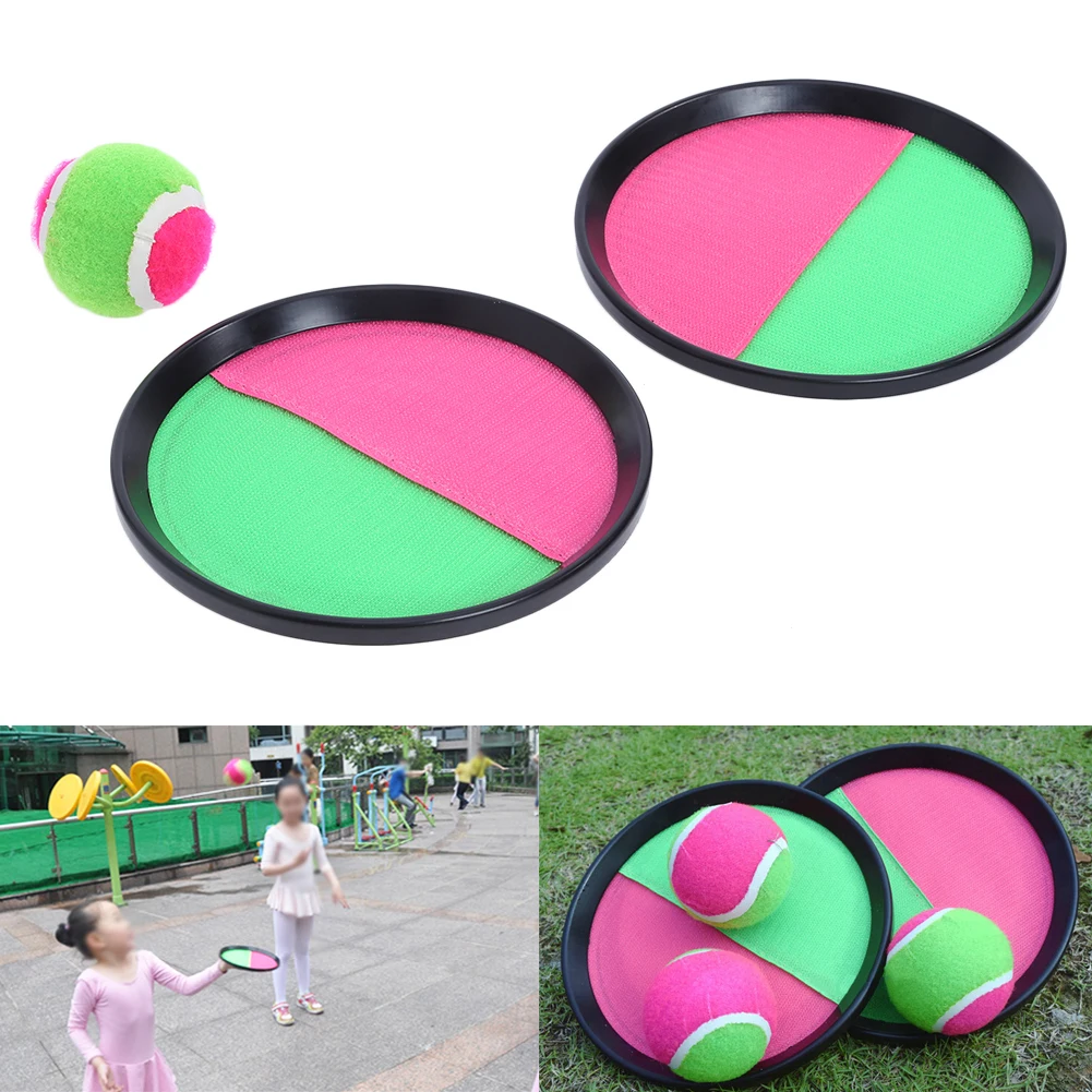 

Children Sticky Ball Toys Sticky Target Racket Indoor and Outdoor Fun Sports Parent-child Interactive Throw and Catch Ball Games