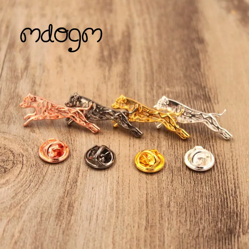 

Mdogm Staffordshire Terrier Dog Animal Brooches And Pins Suit Cute Metal Small Father Gift For Male Men Jewelry B048