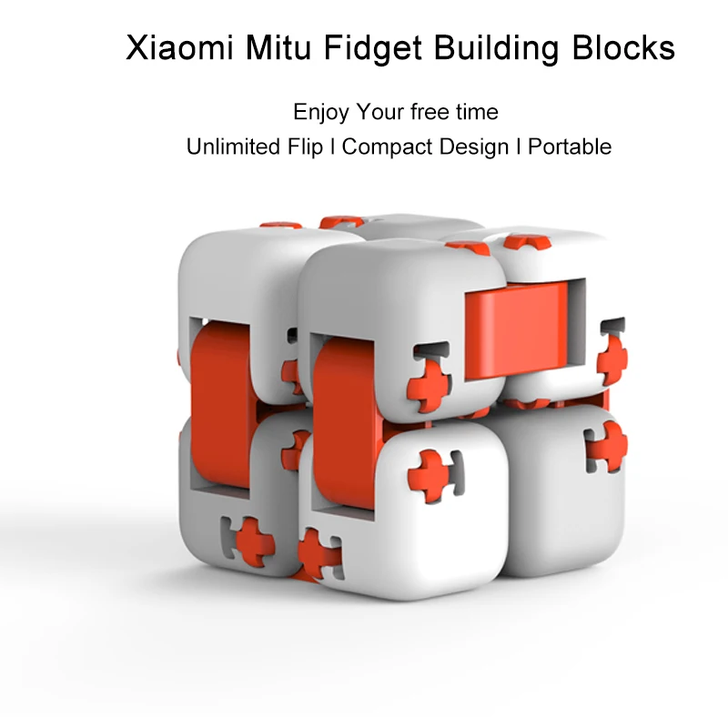 2 шт./лот Xiaomi mitu Finger Cube Spinner умный волшебный куб игрушки для бесконечной игры антистресс тревога Juguete