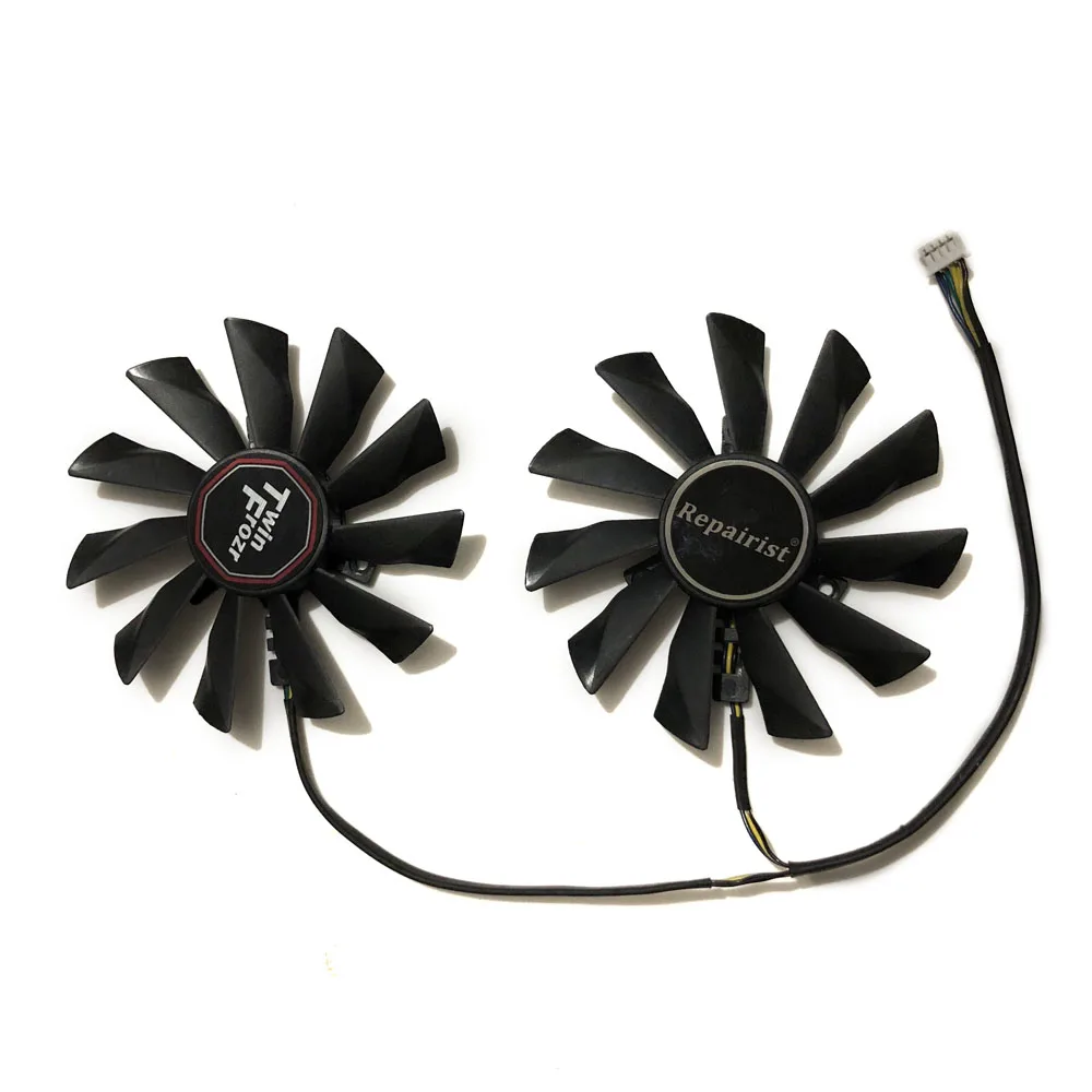 2 шт./компл. 95 мм GTX970/960/950 GPU радиатор Графика вентилятор для GeForce GTX 970 MSI 960 GTX950 VGA