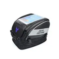 Сумка на бак мотоцикла с сенсорным экраном, вместительная сумка для хранения шлема, рюкзак велосипедиста для мотокросса, сумка на заднее сиденье, переносная сумка - Название цвета: Зеленый