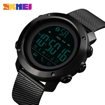 

Luxury Bluetooth Smart Watch For Men Calorie Pedometer Sport Watches Sleep Tracker Message Remind Electronic Clock Brand SKMEI