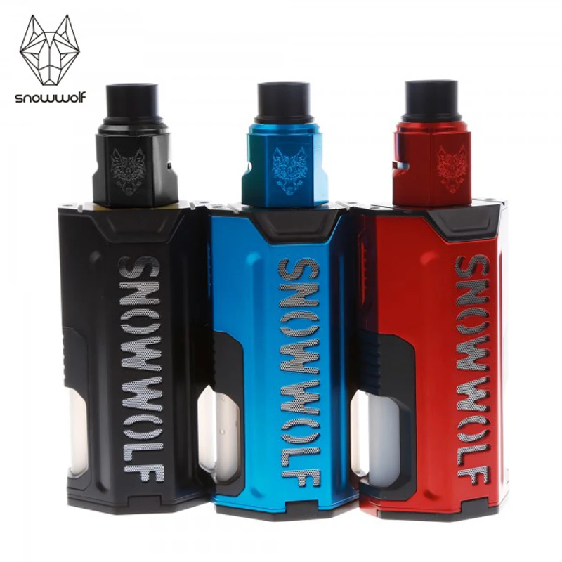 

Original Electronic Cigarettes Snowwolf squonk Vfeng Kit Squonk Vfeng Box Mod RDA Vape Vaporizer Fit 21700/20700/18650 Battery