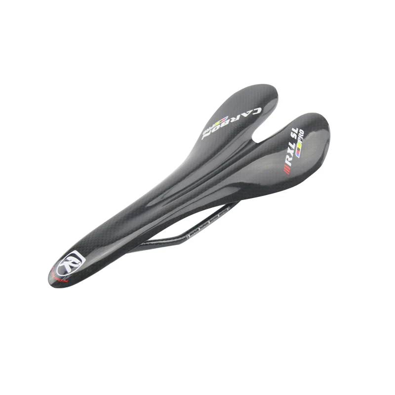RXL SL Bicycle Saddle Road Bicycles Bicycle Seat 3K Gloss Black Carbon Saddle MTB Bick Saddles (2)