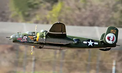 Scale skyflight B25 Apache принцесса пропеллер RC ARF самолет модель Металл втягивает RC самолет TH03131