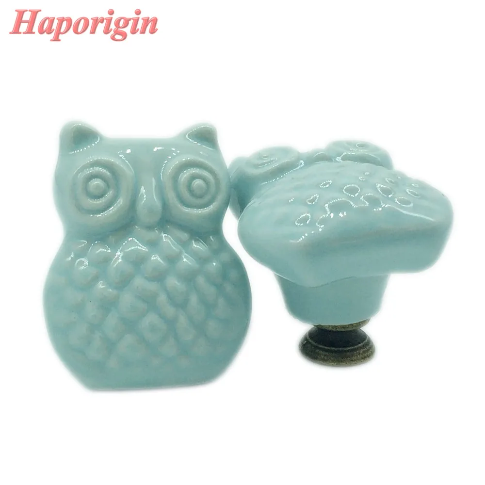 Wardrobe 2x Kids Handles Porcelain 5