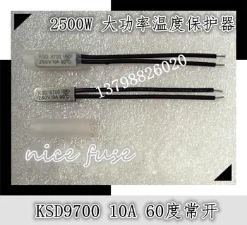 

KSD9700 large current temperature control switch 250V / 10A 60 degrees normally open from 2500W metal recovery