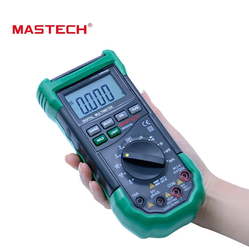 Цифровой Мультиметр MASTECH MS8268 автоматический амперметр с полной защитой