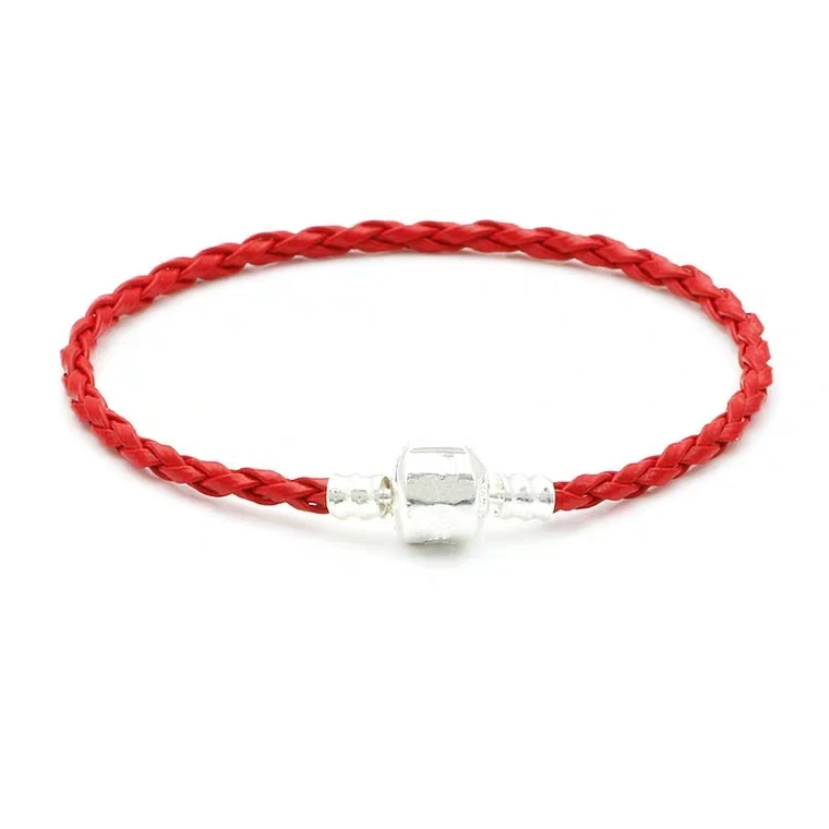 

2019 New Leather PU Woven Charm Rope Bracelet Bangle Jewelry For Women