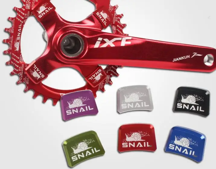 

4PCS/SET SNAIL MTB Cycling Bike Chainring Nails Ultralight Bicycle Crank Plate Screws Crankset Nut