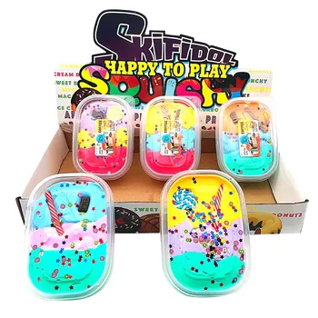 

5Pcs Mixing 3 Colors Fluffy Foam Slime Clay DIY Soft Cotton Charms Slime Fruit Kit Cloud Craft Antistress Kids Toys for Children