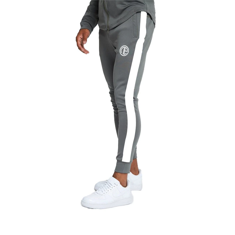 Yomeke спортивные мужские джоггеры повседневные мужские сшитые спортивные штаны джоггеры Pantalon Homme брюки спортивная одежда брюки для бодибилдинга - Цвет: Grey