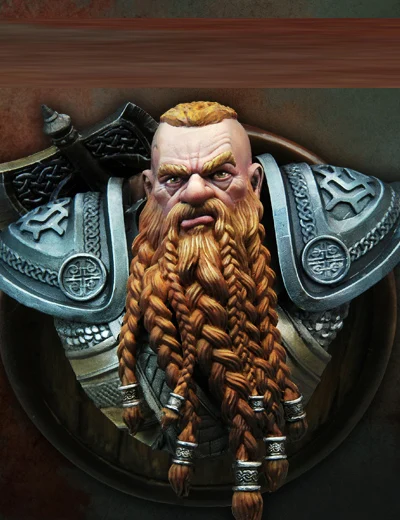 

[tuskmodel] 1:10 resin bust resin model kit KING