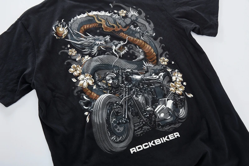 Мотоцикл езда хлопок Футболка Quick Dry Свитшот локомотив футболка гору верхом костюм