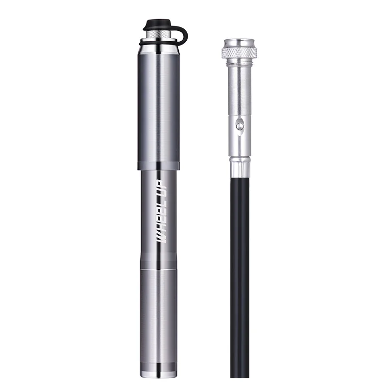 SILVER WHEEL UP Bike Mini Pump Portable MTB Bicycle Pump Bike Accessories(A/V)(F/V) High Pressure Cycling Bicycle Portable Pump - Цвет: SILVER
