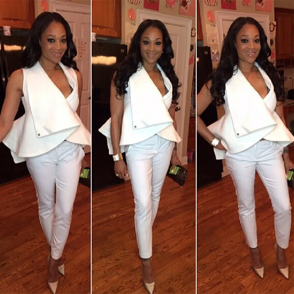 all white club outfit