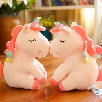 

Candice guo plush toy stuffed doll cartoon animal theodor friend angel rainbow Unicorn cartoon animal baby birthday gift kid 1pc
