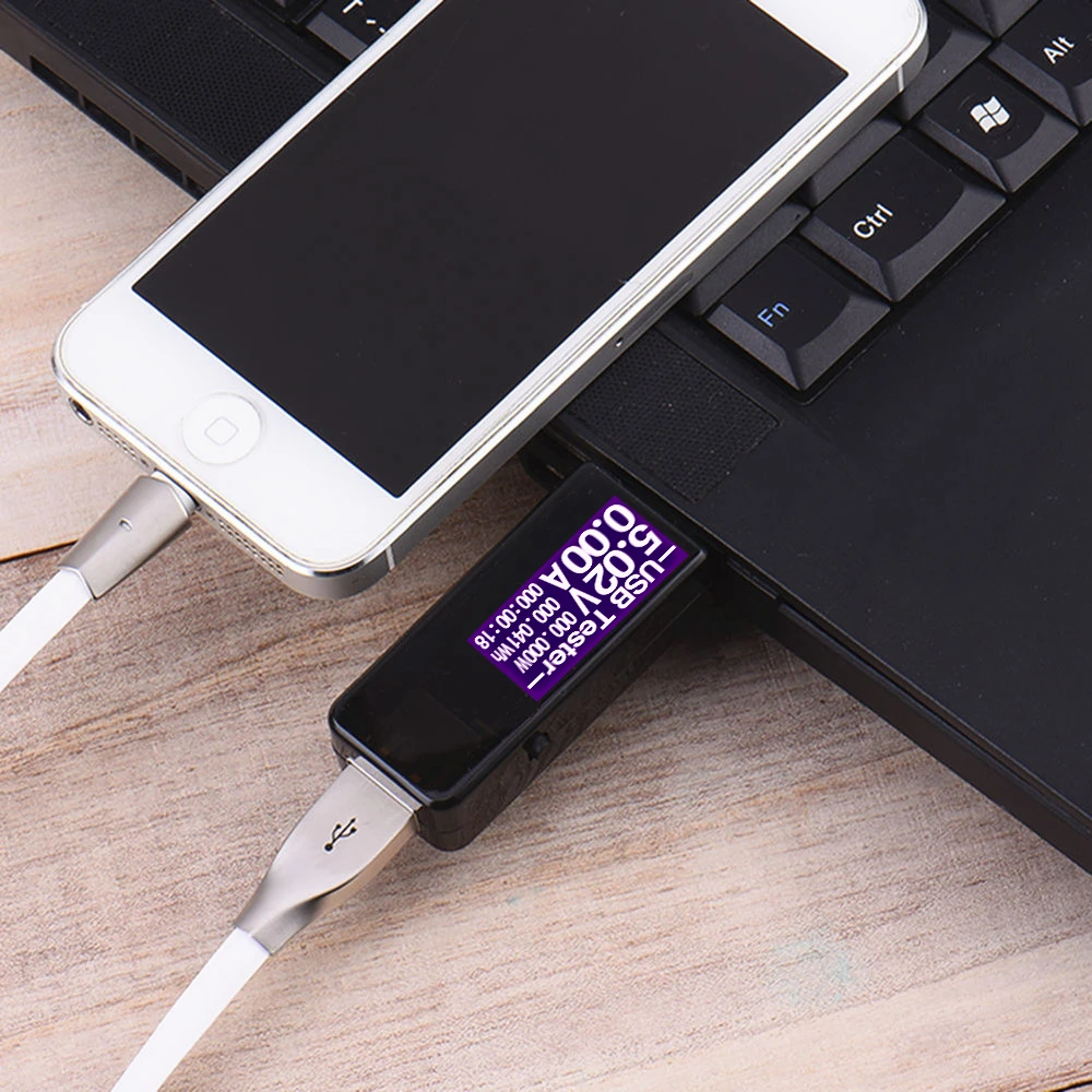7 in 1 USB Charger Doctor Tester Digital Voltmeter Ammeter Detector Wattmeter Power Capacity USB Voltage Meter led indicator